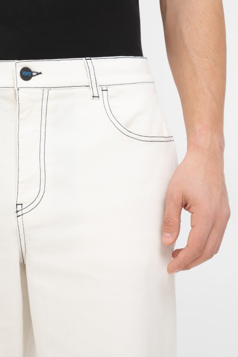 джинсы  модель из коллекции knt из италии вид сбоку