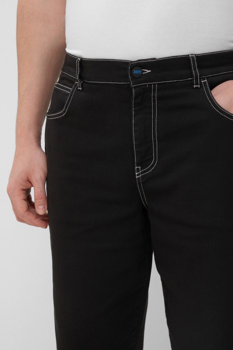 джинсы  модель из коллекции knt из италии вид сбоку