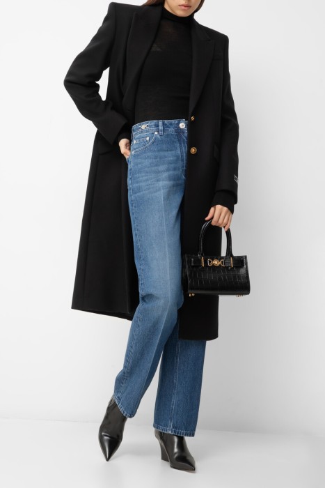 джинсы  модель medusa `95 из хлопка спереди