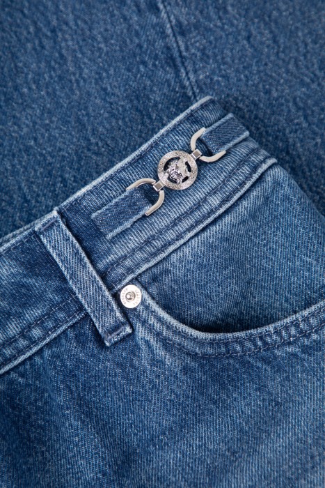 джинсы  модель medusa `95 универсального стиля с лицевой стороны