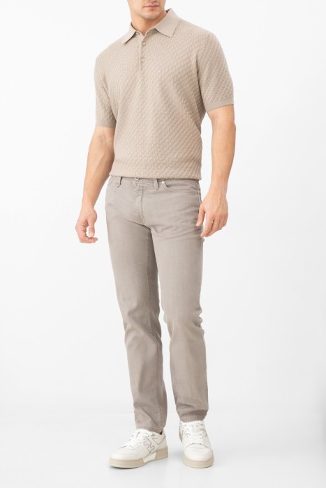 джинсы  модель meribel из хлопка спереди