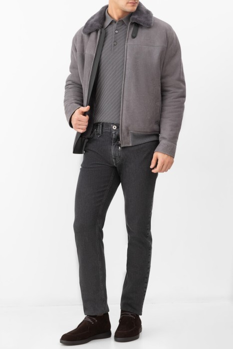 джинсы  модель meribel из хлопка спереди