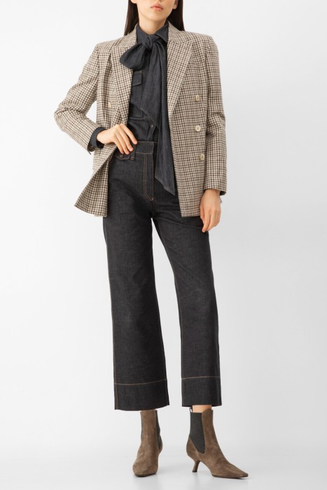 джинсы  модель sartorial из хлопка спереди