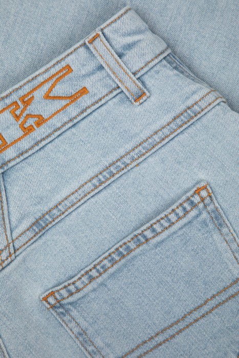 джинсы  модель sartorial для взрослого возраста с изнаночной стороны