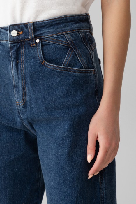 джинсы  модель sartorial из италии вид сбоку