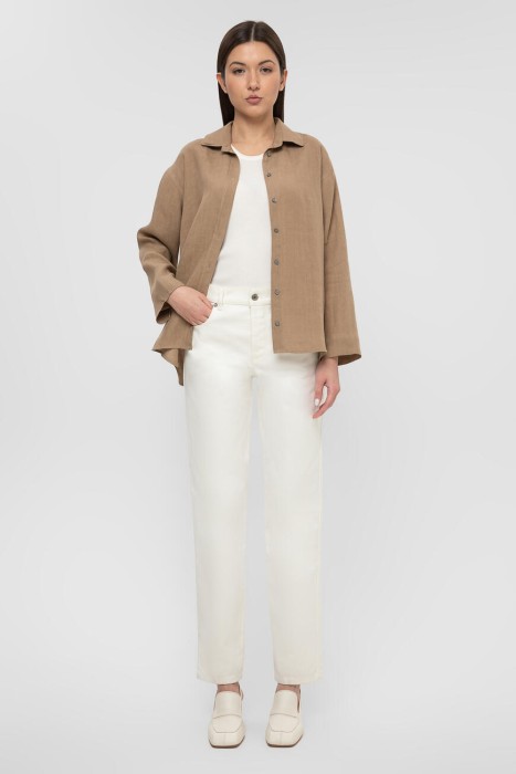 джинсы  прямого кроя белый по цене 47100 руб вид справа