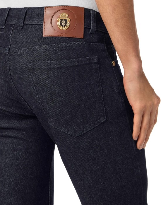 джинсы прямые  из италии вид сбоку