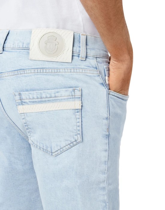 джинсы прямые  из италии вид сбоку