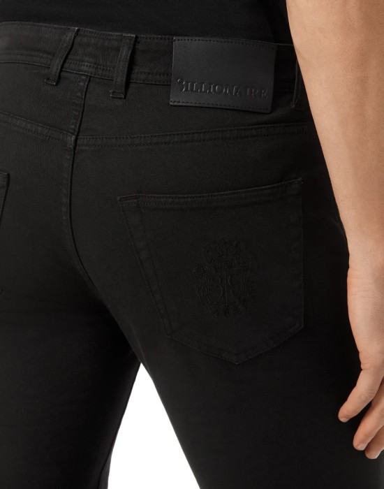 джинсы прямые  из италии вид сбоку