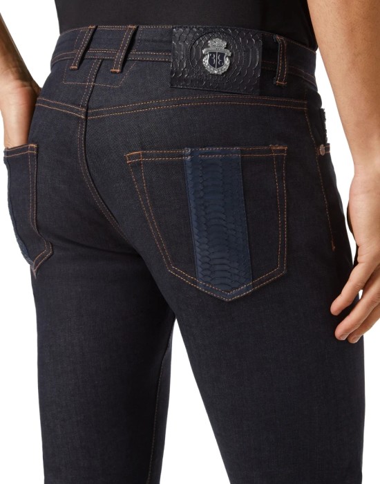 джинсы прямые  из италии вид сбоку