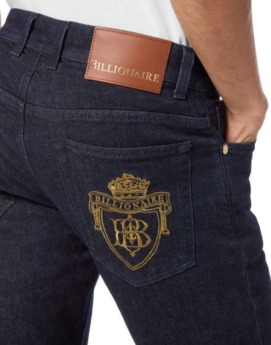 джинсы прямые  из италии вид сбоку