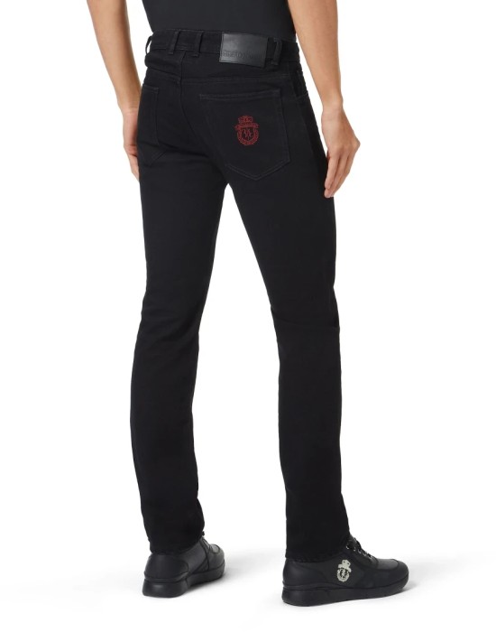 джинсы прямые  от бренда billionaire вид слева