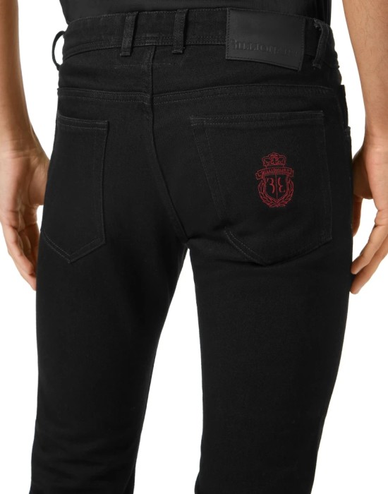 джинсы прямые  из италии вид сбоку