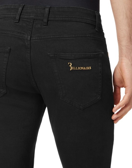 джинсы прямые  из италии вид сбоку