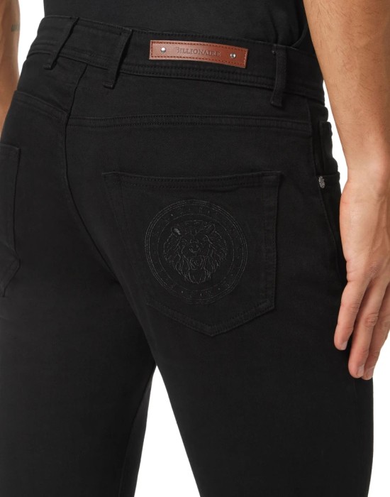 джинсы прямые  из италии вид сбоку