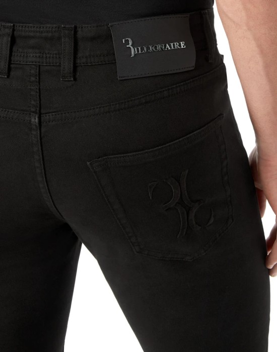 джинсы прямые  из италии вид сбоку