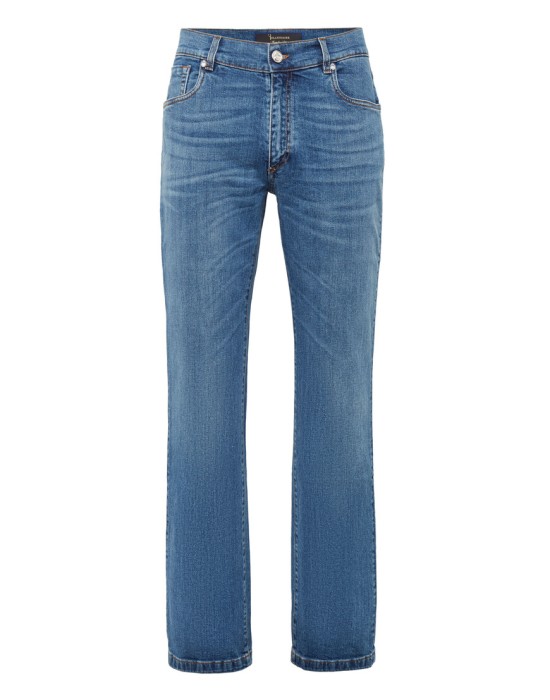 джинсы прямые  от бренда billionaire вид слева