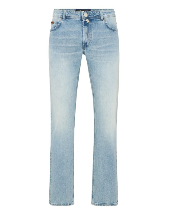 джинсы прямые  от бренда billionaire вид слева