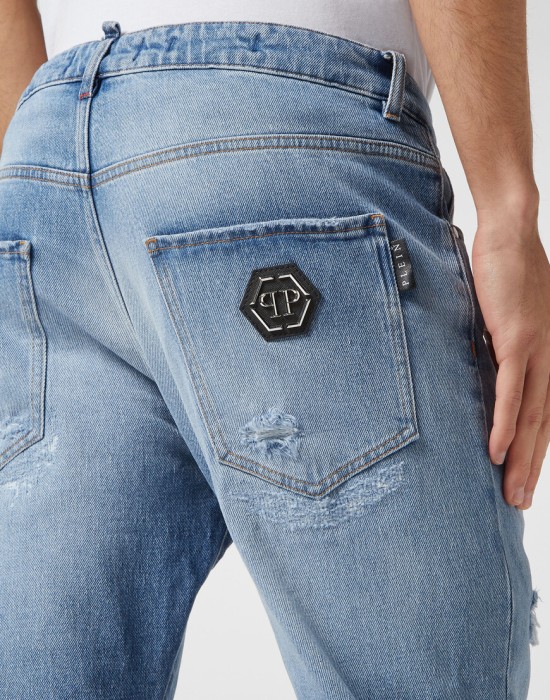 джинсы прямые  из америки вид сбоку