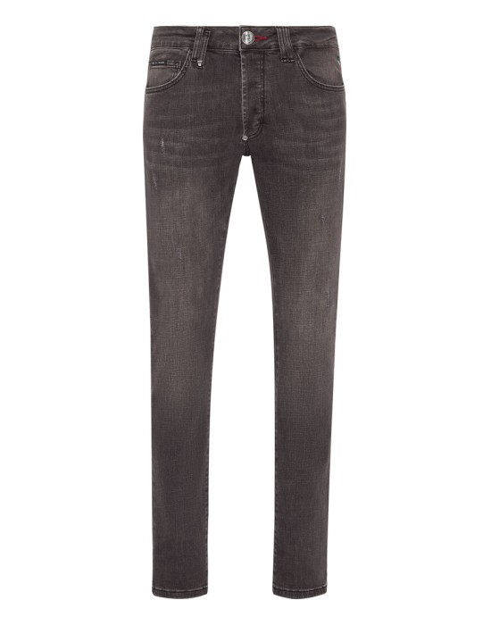 джинсы прямые  от бренда philipp plein вид слева