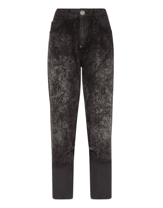 джинсы прямые  от бренда philipp plein вид слева