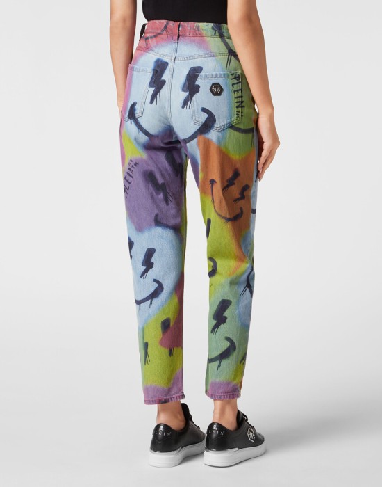 джинсы прямые  из америки вид сбоку