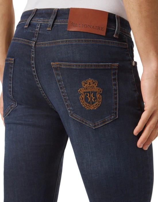 джинсы прямые  из италии вид сбоку