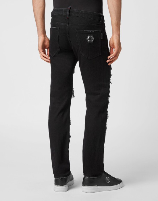 джинсы прямые  из америки вид сбоку