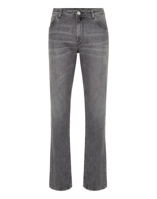 джинсы прямые  от бренда billionaire вид слева