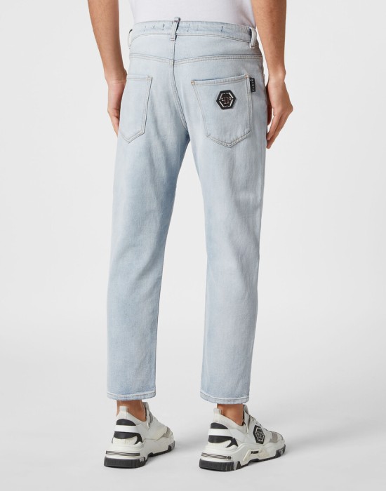 джинсы прямые  из америки вид сбоку