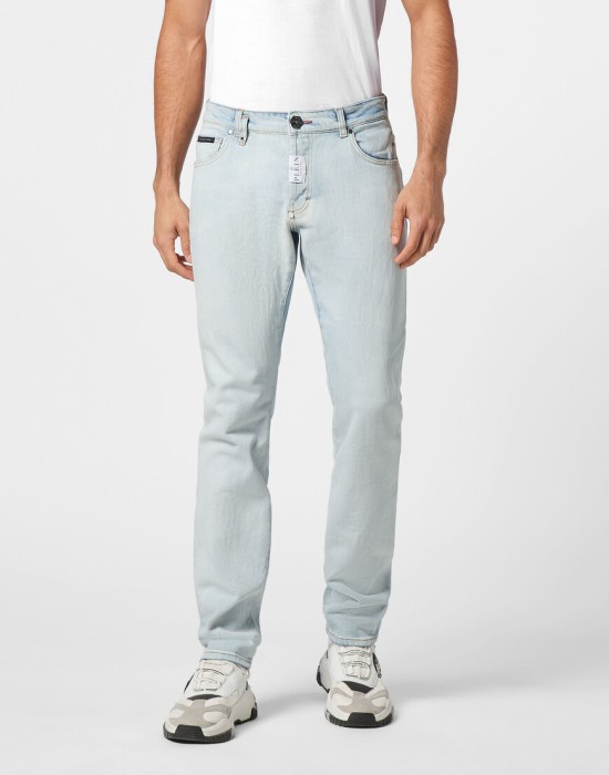 джинсы прямые  из америки вид сбоку