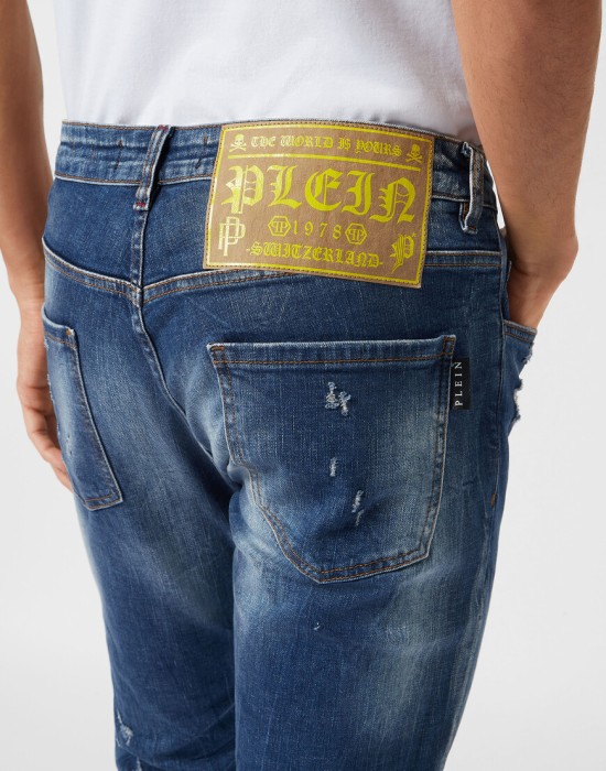 джинсы прямые  из америки вид сбоку