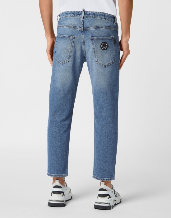 джинсы прямые  из америки вид сбоку