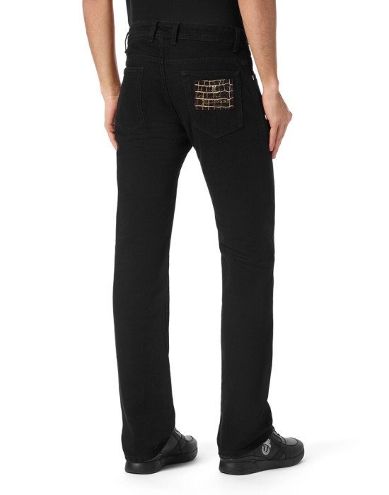 джинсы прямые  от бренда billionaire вид слева