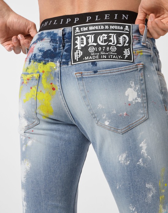 джинсы прямые  из америки вид сбоку