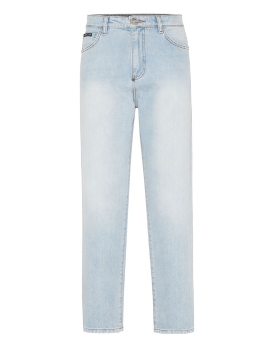 джинсы прямые  от бренда philipp plein вид слева