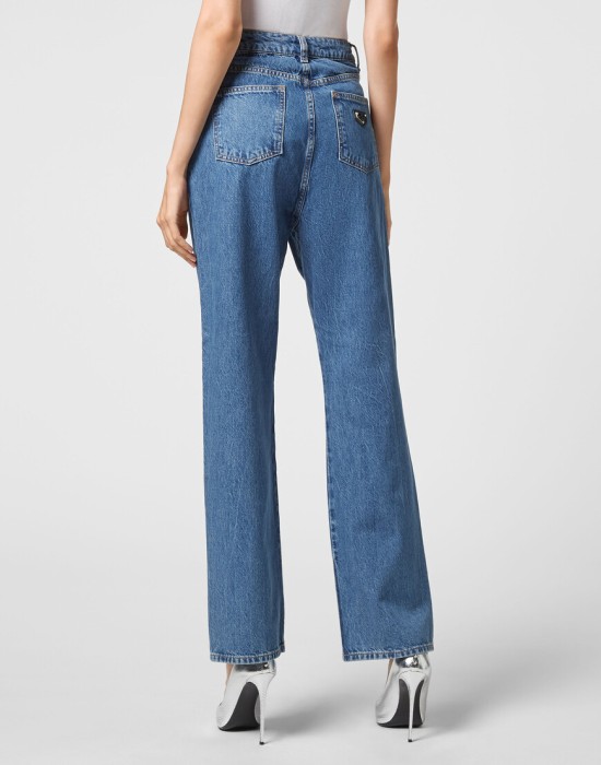 джинсы прямые  из америки вид сбоку