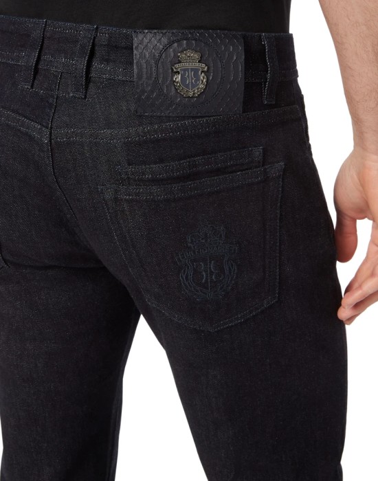 джинсы прямые  из италии вид сбоку