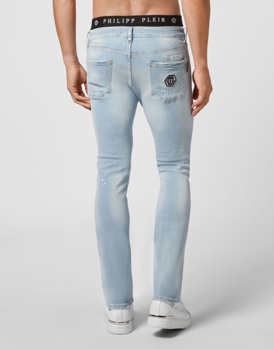 джинсы прямые  из америки вид сбоку