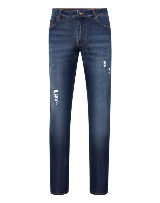 джинсы прямые  W19C-MDT1716-BTE001N_08 фотография