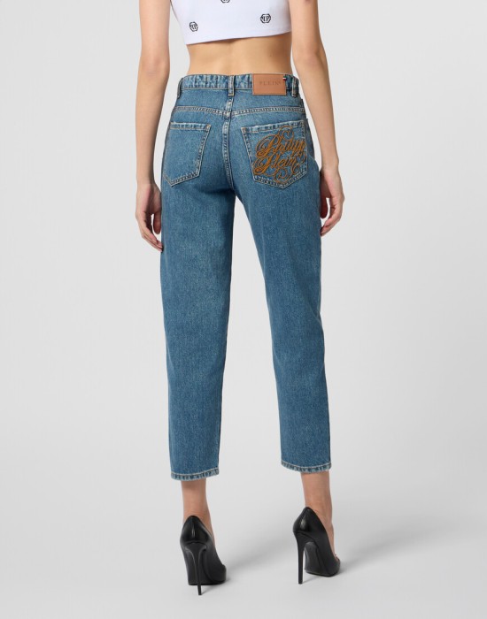 джинсы прямые  из америки вид сбоку