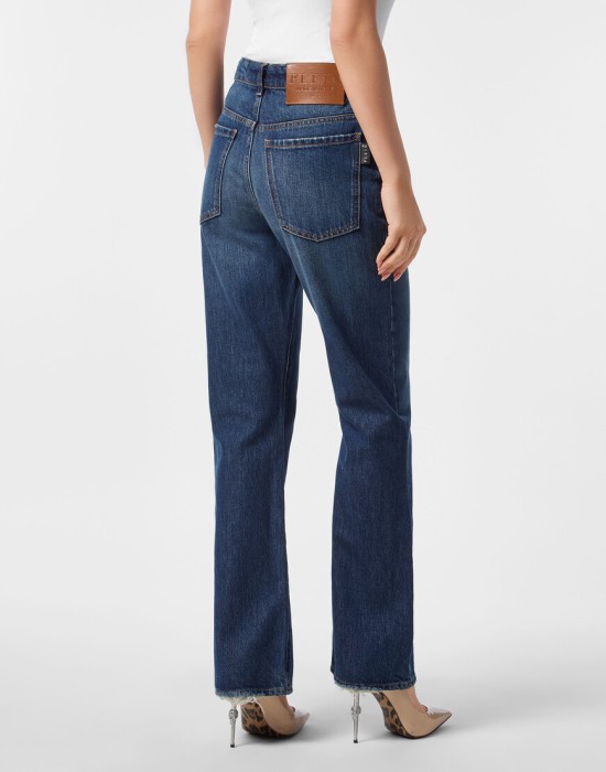 джинсы прямые  из америки вид сбоку