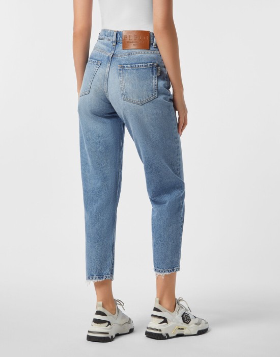 джинсы прямые  из америки вид сбоку