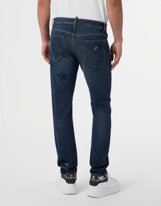 джинсы прямые  из америки вид сбоку