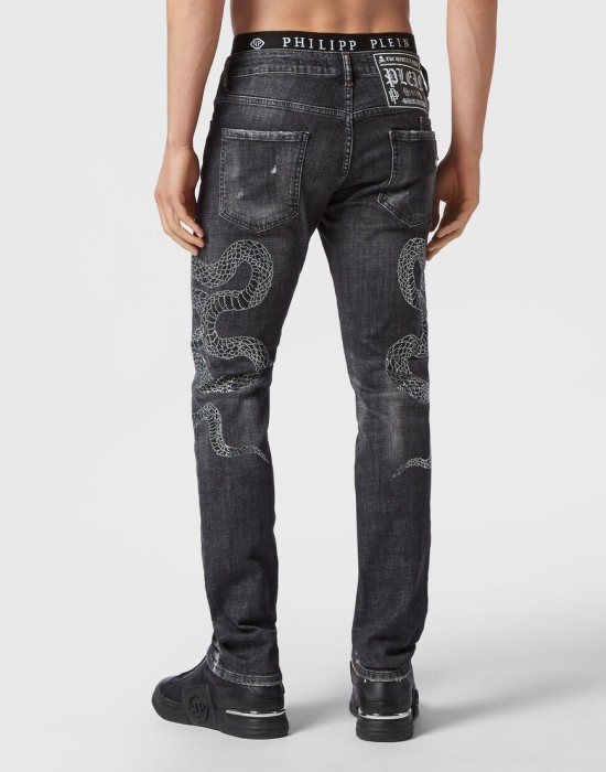 джинсы прямые  из америки вид сбоку