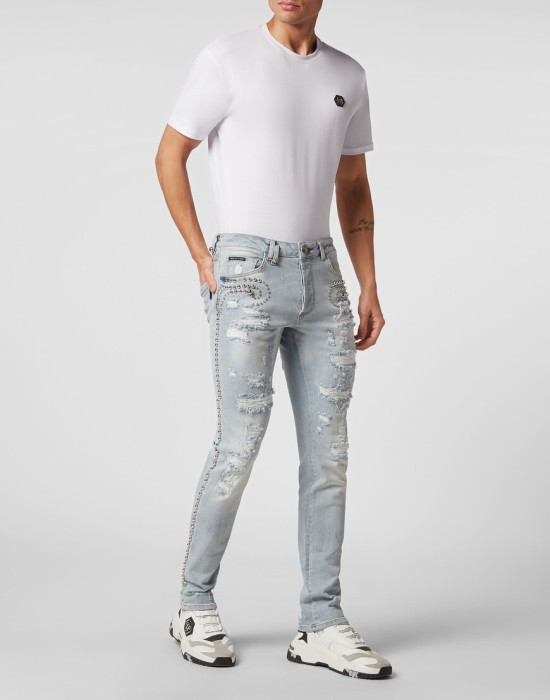 джинсы прямые  из америки вид сбоку