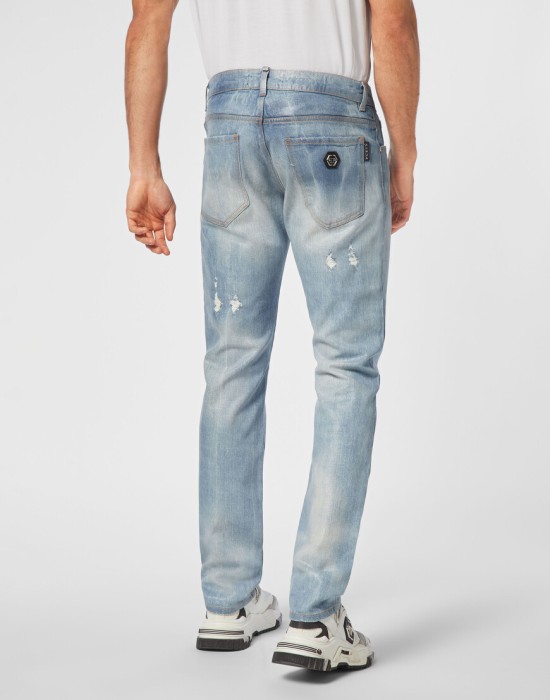 джинсы прямые  из америки вид сбоку