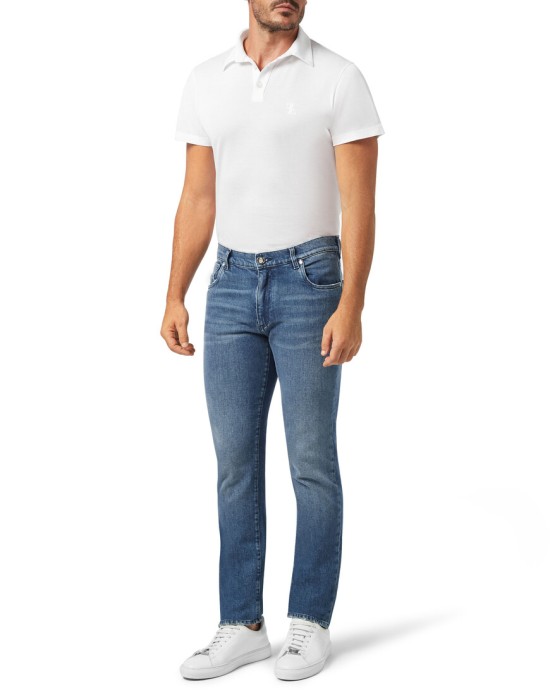 джинсы прямые  из италии вид сбоку