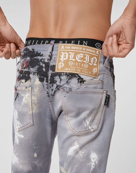 джинсы прямые  из америки вид сбоку