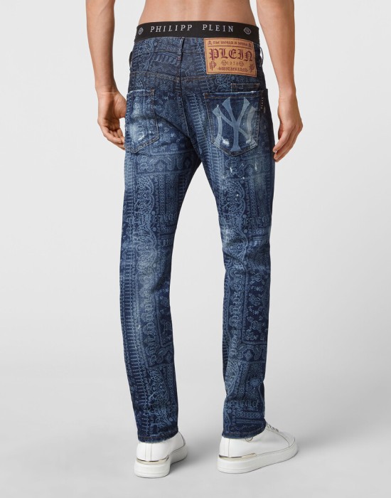 джинсы прямые  из америки вид сбоку